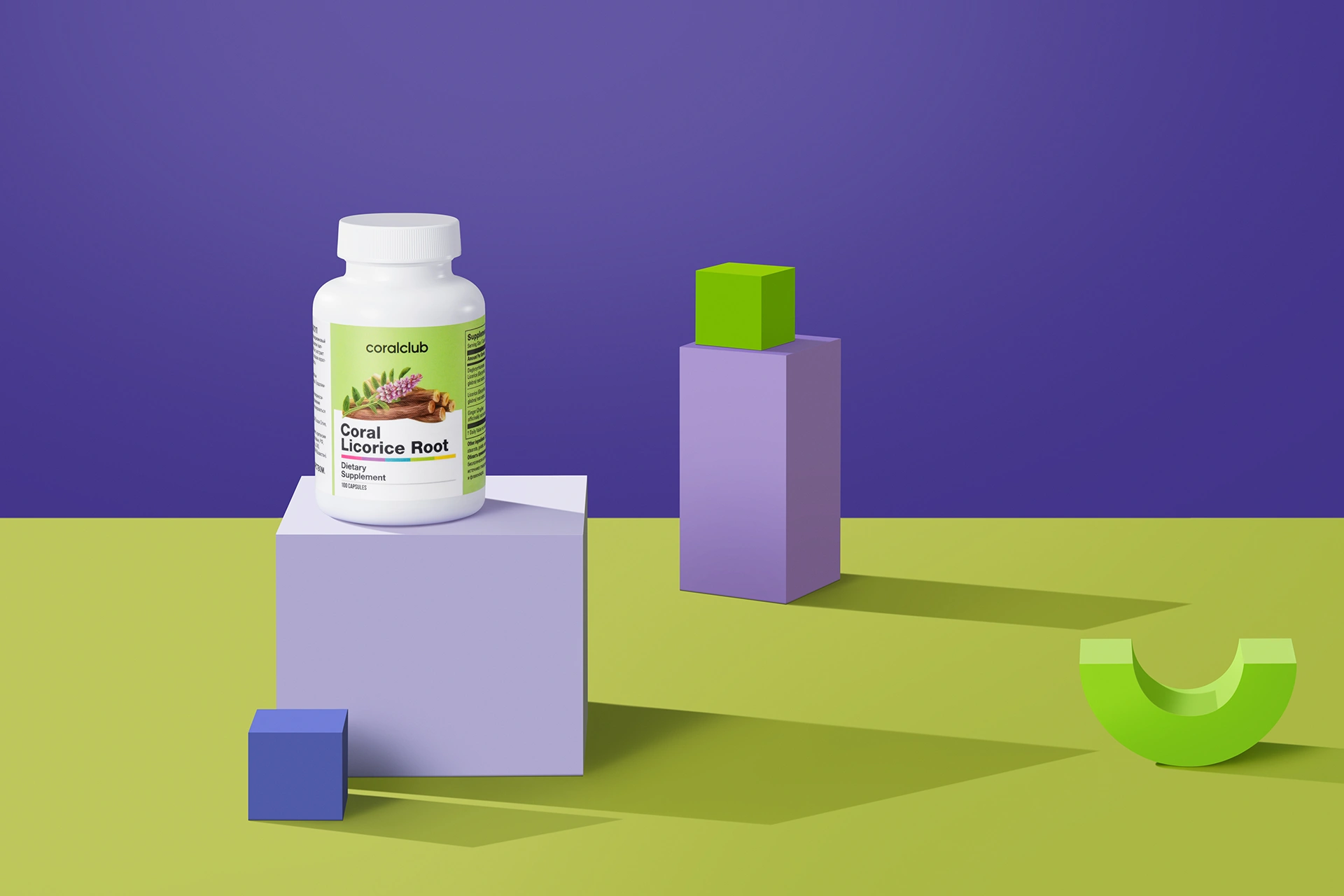 Coral Licorice Root – complemento alimenticio. Peso neto: 51 g.