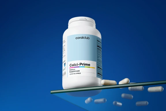 Calci-Prime – complemento alimenticio. Peso neto: 104 g